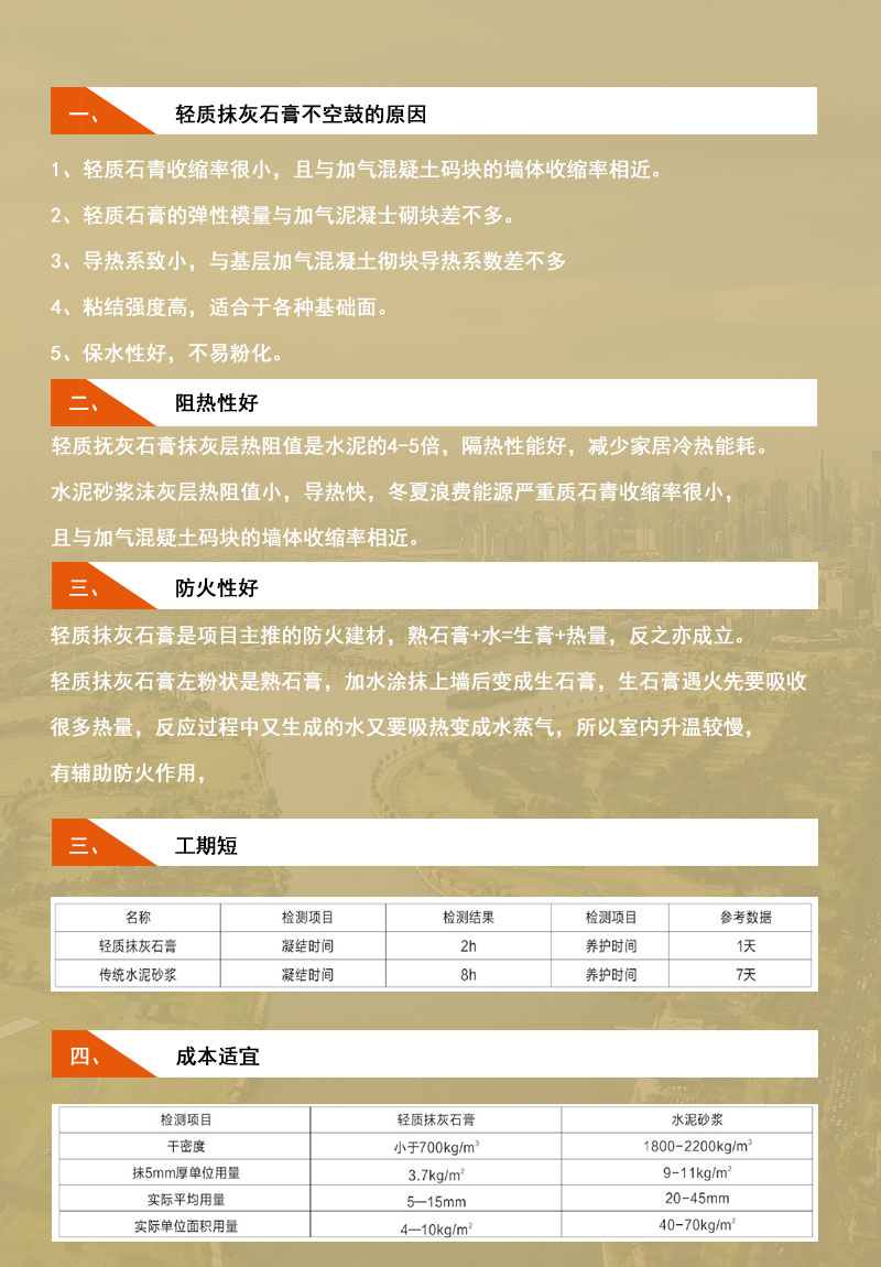 棗莊輕質(zhì)抹灰石膏